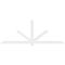 Ekena Millwork Kennewick Architectural Grade PVC Gable Bracket, 108"W x 40 1/2"H x 4"D x 4"F, 9/12 Pitch GBP108X41X0404KEN00 - alternate 4